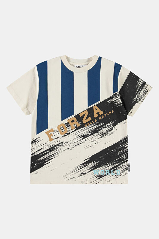 White Crew Neck Kids T-Shirt