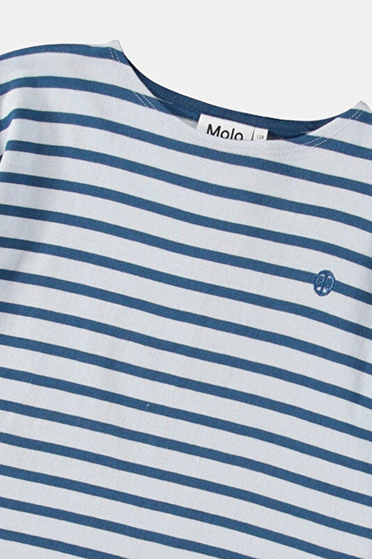 Navy Crew Neck Kids T-Shirt 3