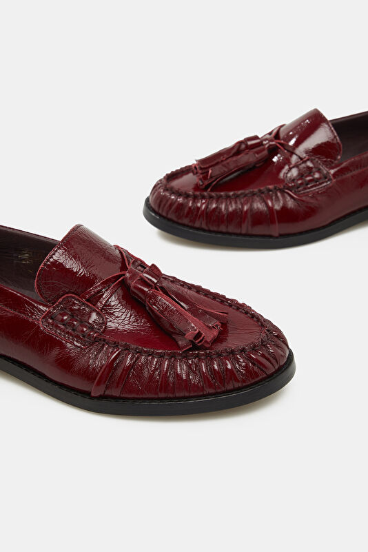 Marietta Onix Burgundy Bordo Ayakkabı 4
