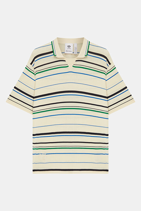 X Wales Bonner Çok Renkli Polo Yaka Çizgili Erkek T-Shirt