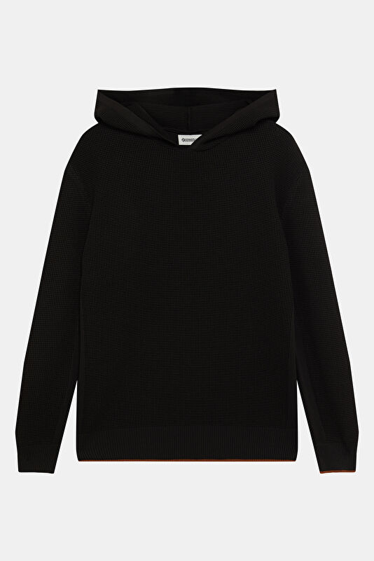 Black Knit Men's Sweater