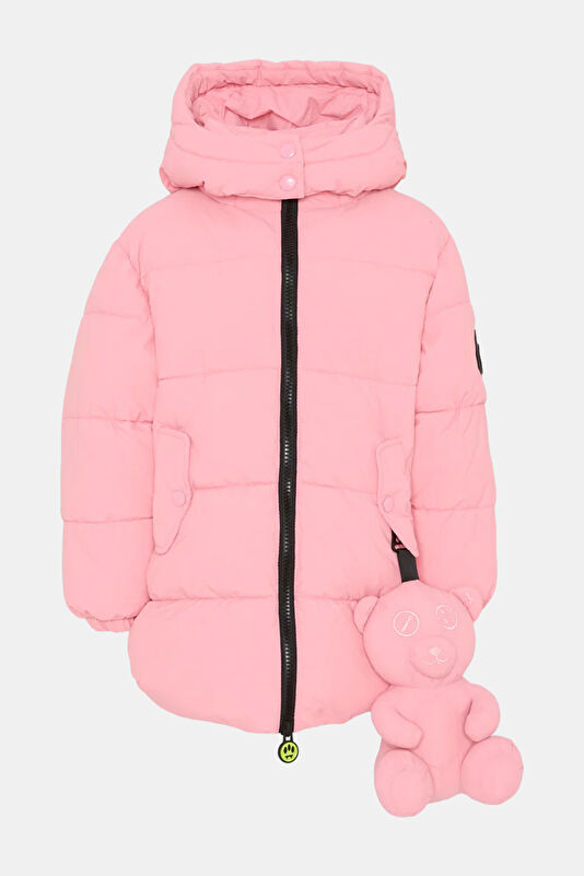 Pink Buttoned Kids' Jacket