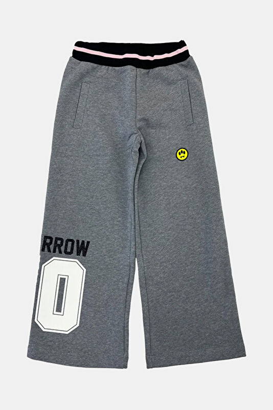 Gray Melange Straight Cut Trousers