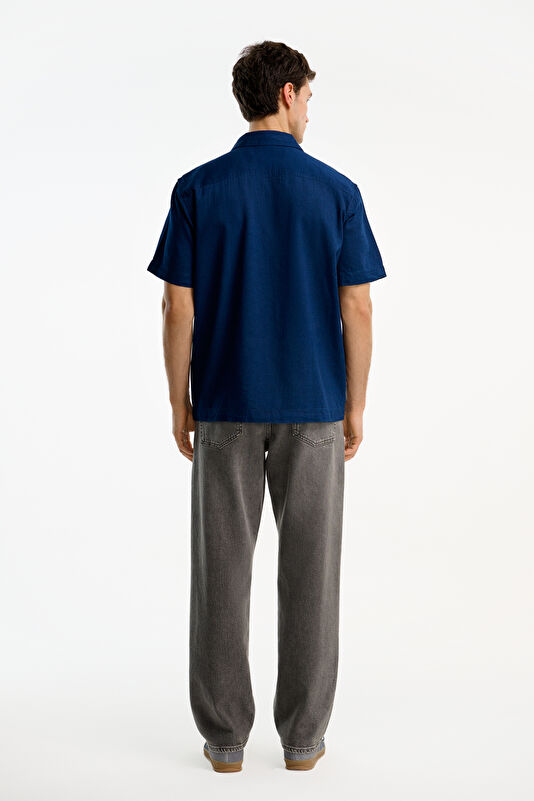 Navy Men's Shirt 2
