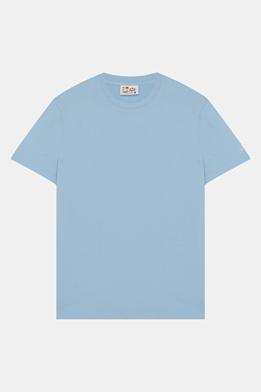 Light Blue Crew Neck T-Shirt