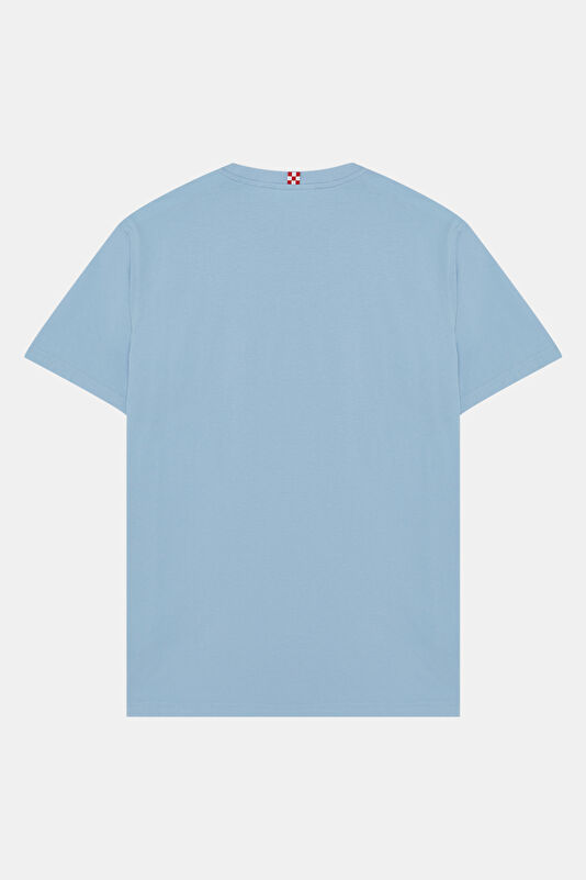 Light Blue Crew Neck T-Shirt 2