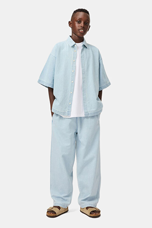 Light Blue Kids Shirt 3