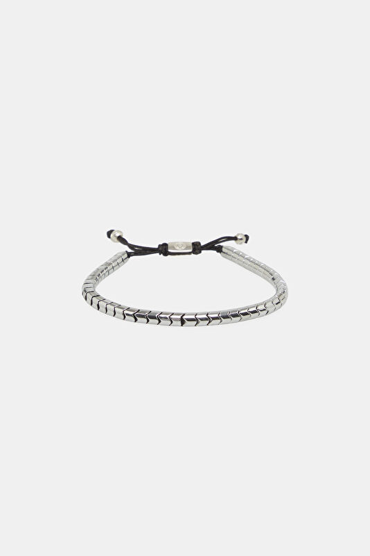 Rolo Hematite Bracelet Silver Colored Bracelet