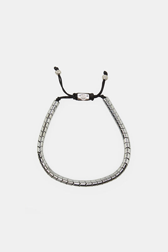 Rolo Hematite Bracelet Silver Colored Bracelet 2