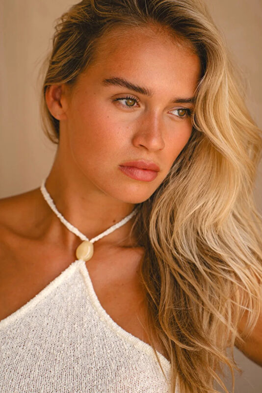 Raya Krem Elbise 2