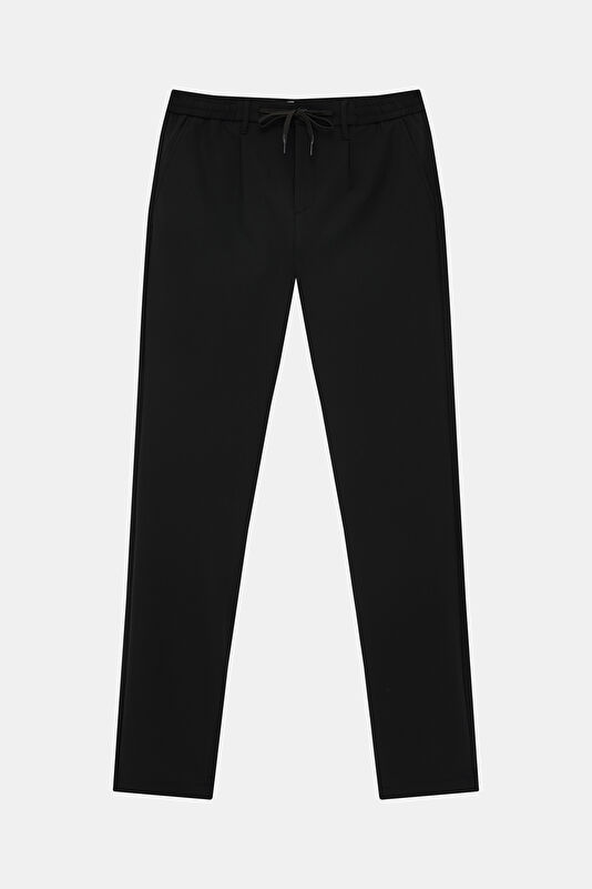 Siyah Regular Erkek Pantolon