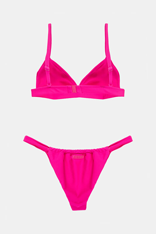 Fuşya Bağlamalı Bikini 2