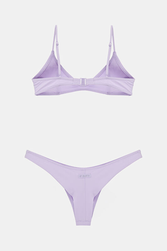 Lila Bağlamalı Bikini 2