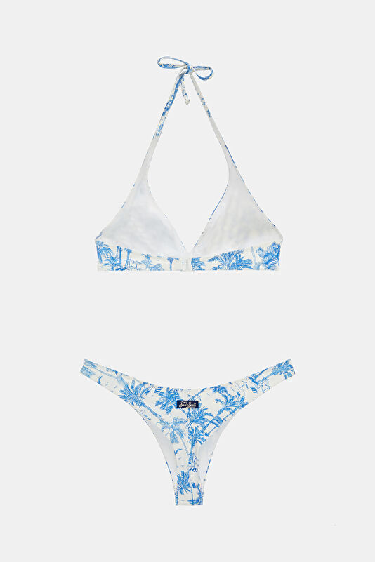 Beyaz Bağlamalı Bikini 2