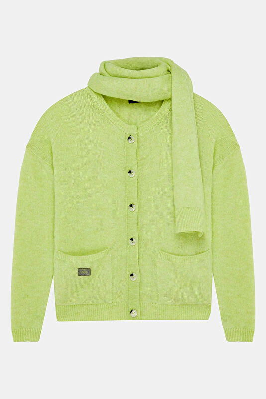 Green Women's Cardigan