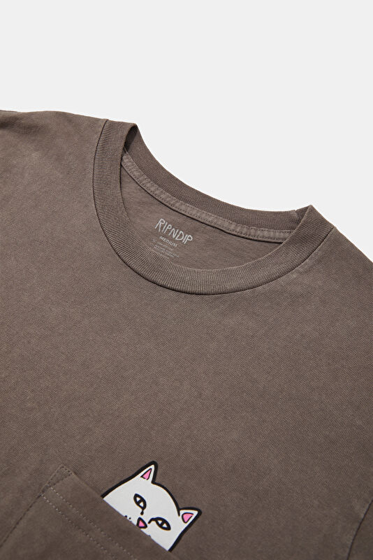 Relax Kalıp Taş Bisiklet Yaka Baskılı Erkek T-Shirt 3