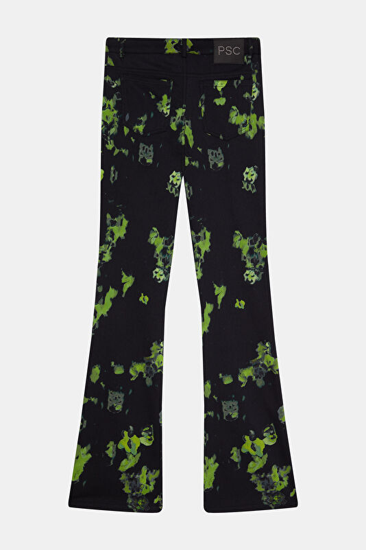 Multicolored Slim Fit Women's Pants 2