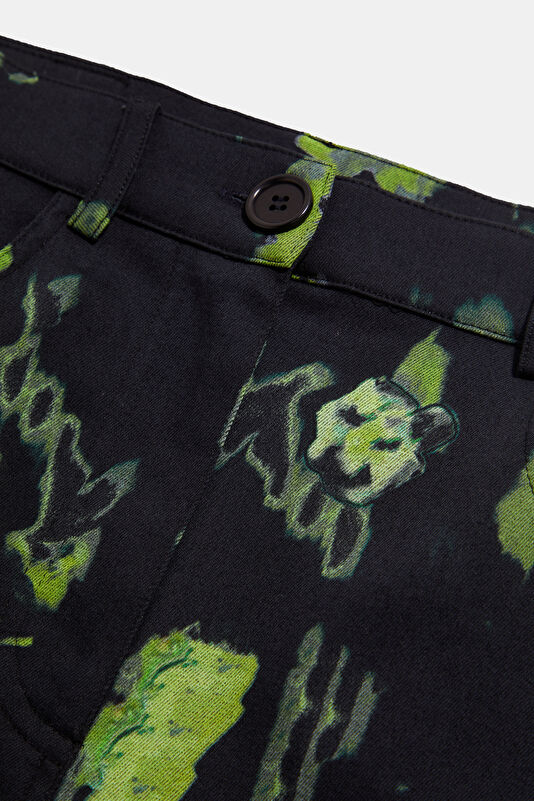 Multicolored Slim Fit Women's Pants 3