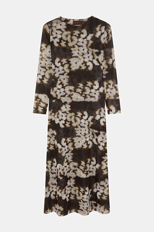 Colorful Patterned Women's Dress
