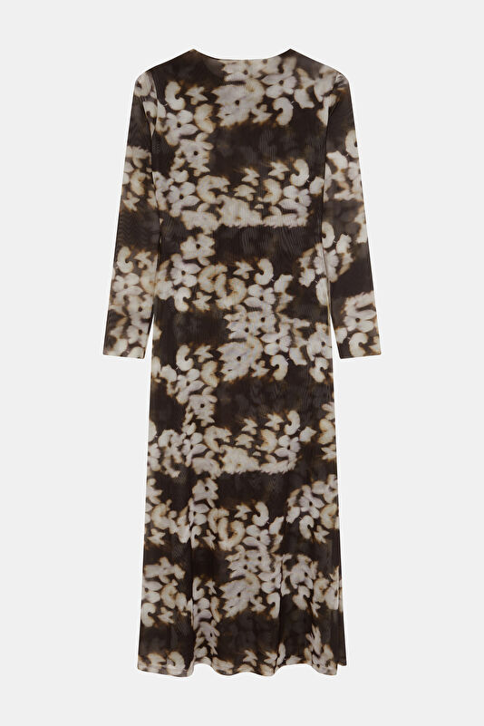 Colorful Patterned Women's Dress 2