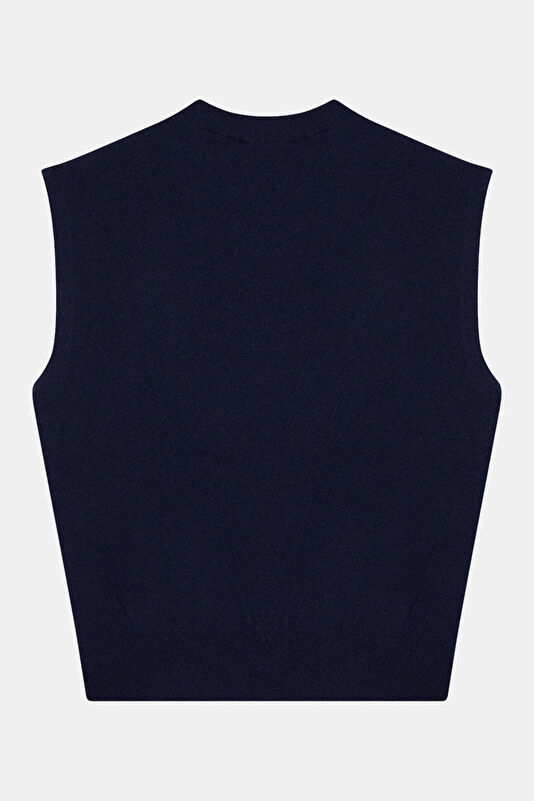 Navy Blue Women's Sweater 2