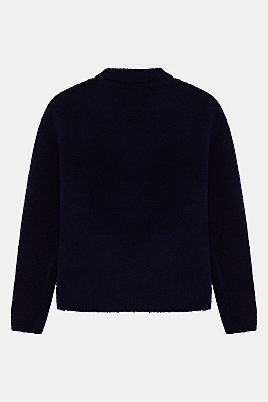 Navy Blue Women's Sweater 2