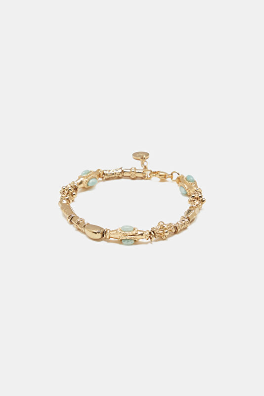 Turquoise Steel Bracelet