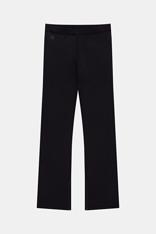 Black Wide Leg Women's Sports Pants