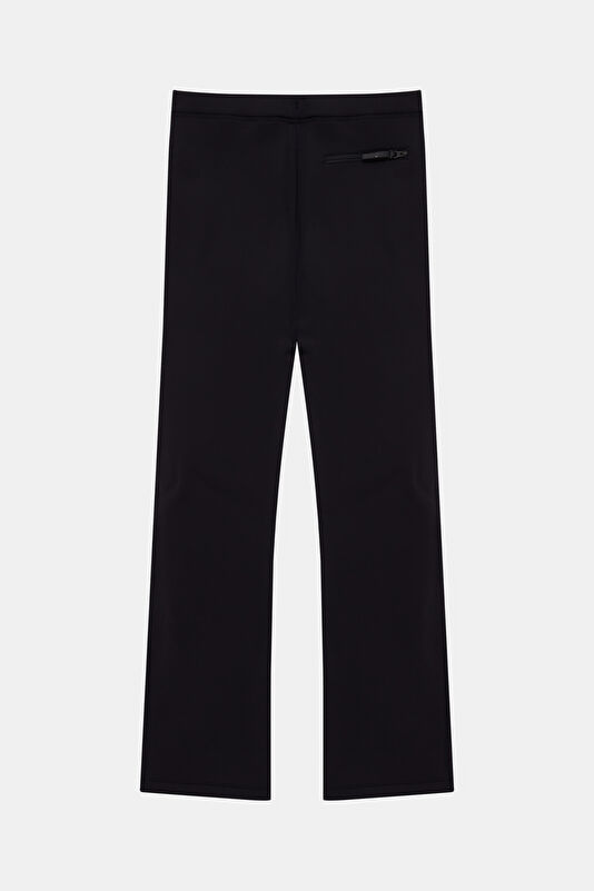 Black Wide Leg Women's Sports Pants 2