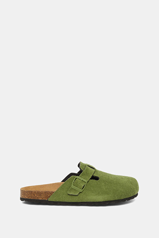 Sandal Mule Haki Erkek Terlik