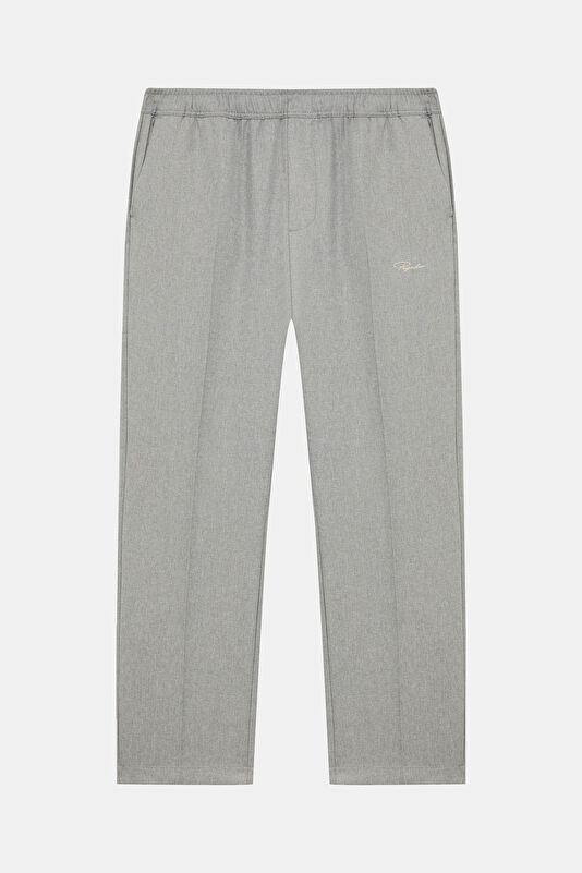 Relax Fit Grey Straight Men's Pants