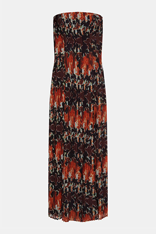 Colorful Patterned Women's Dress