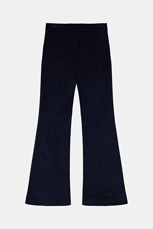 Lacivert Wide Leg Kadın Pantolon 2