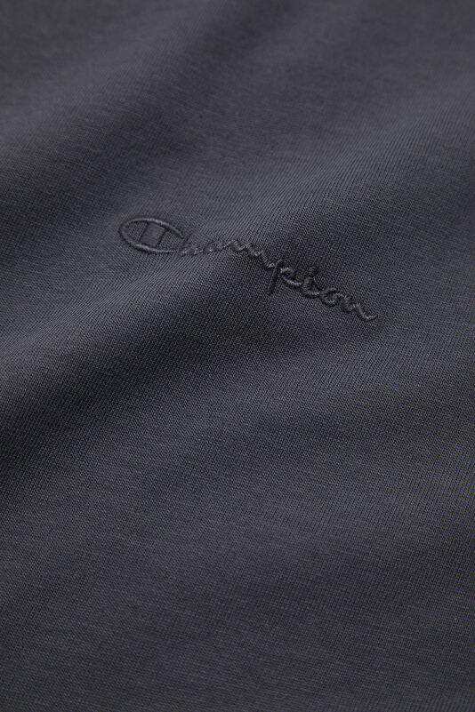 Relax Kalıp Antrasit Bisiklet Yaka Erkek T-Shirt 4