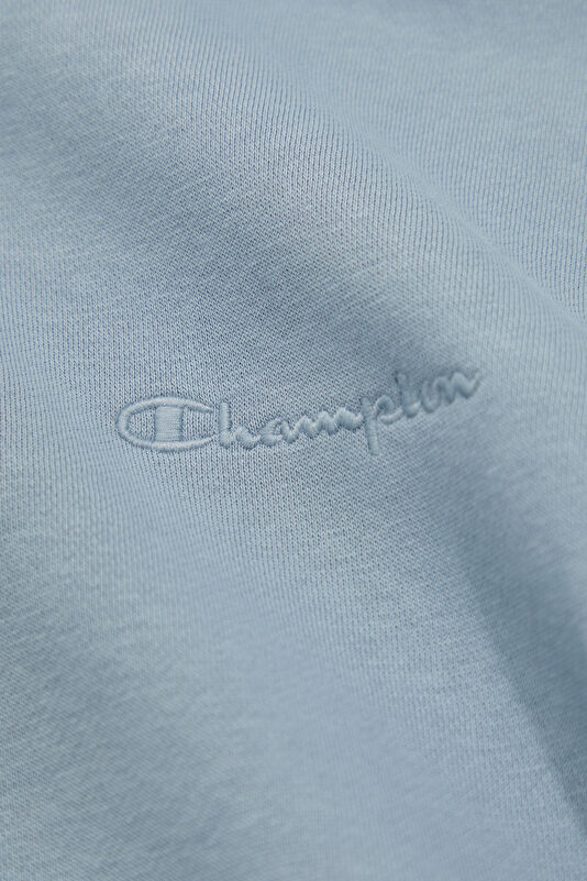 Açık Mavi Relax Kalıp Kapuşonlu Erkek Sweatshirt 4