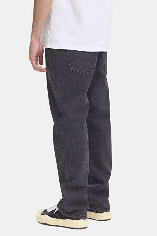 Gri Straight Pamuk Elastan Erkek Jean Pantolon 2