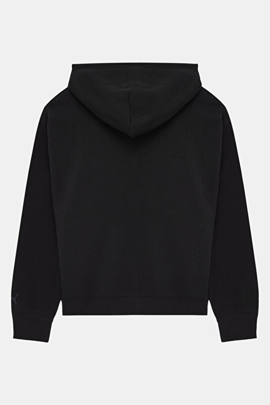 Antrasit Oversize Kapuşonlu Sweatshirt 2