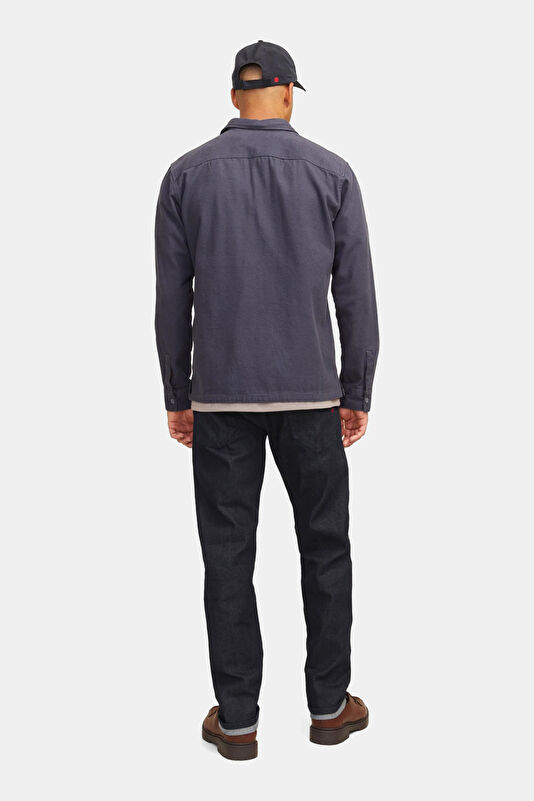 Koyu Mavi Comfort Fit Erkek Jean Pantolon 3