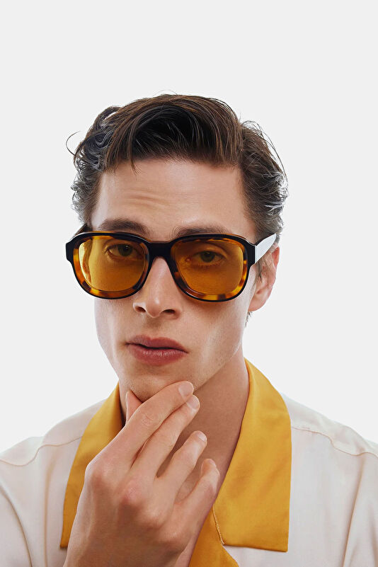 Beehive Havana Orange Brown Sunglasses 2