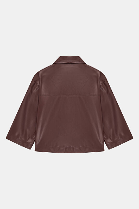 Brown Women's Shirt 2