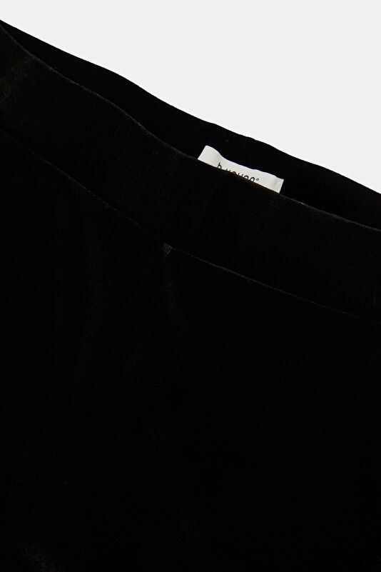 Siyah Wide Leg Kadın Pantolon 3