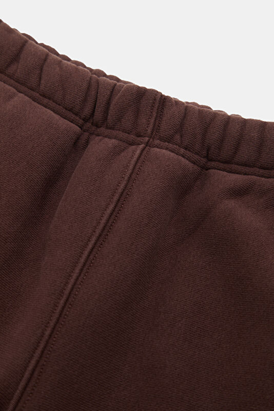 Koyu Kahve Bol Paça Kadın Spor Pantolon 3