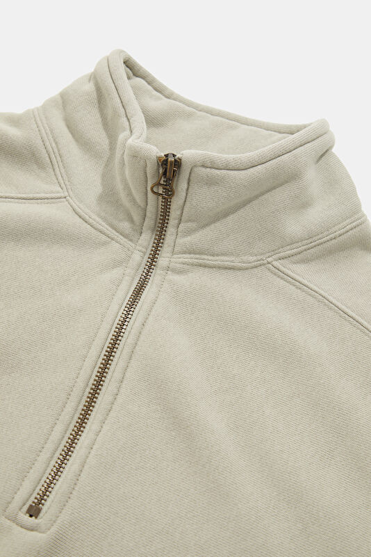 Vizon Dik Yaka Kadın Sweatshirt 3