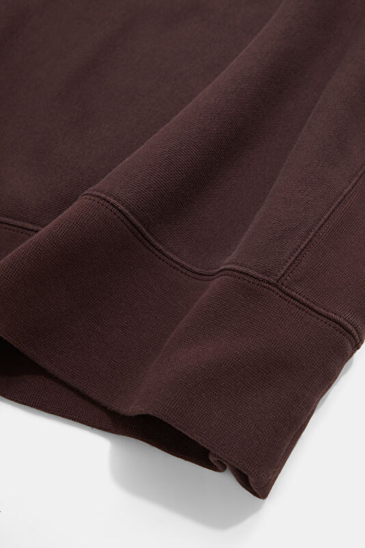 Koyu Kahve O Yaka Kadın Sweatshirt 4