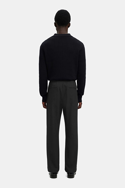 Siyah Straight Erkek Pantolon 3