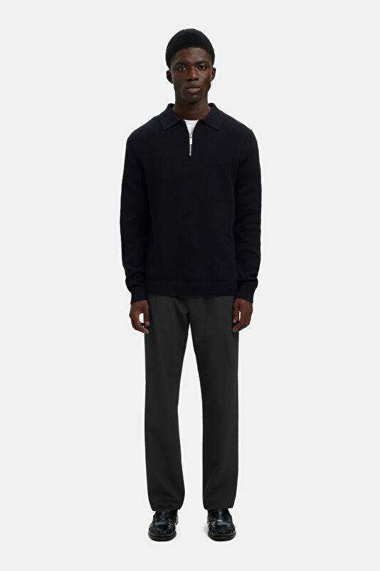 Siyah Straight Erkek Pantolon 4