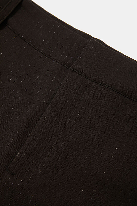 Siyah Wide Leg Kadın Pantolon 3