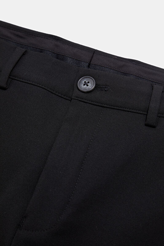 Black Slim Fit Men's Pants 3