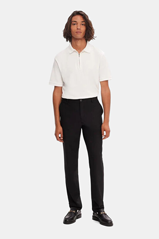 Black Slim Fit Men's Pants 4