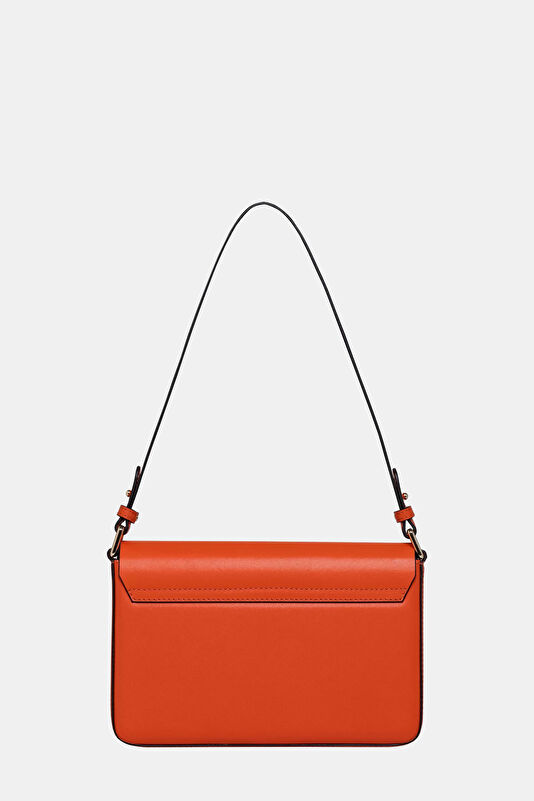 Orange Leather Bag 2